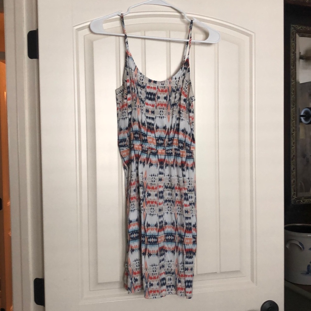 Tribal Pattern Shift Dress